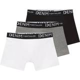Tom Tailor Underkläder Tom Tailor Denim boxershorts för män trunk hipster trepack med stretch, 10350-Heather Grey Melange