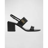 Burberry Pumps Burberry Leather Sandals With Monogram