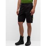 Stone Island Herr - Svarta Byxor & Shorts Stone Island Cotton-blend canvas Bermuda shorts black