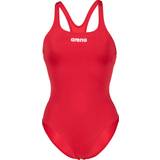 Vita Badkläder Arena baddräkt för dam Team Swim Pro Solid Röd