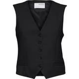 Selected Femme Tailored Vest - Black