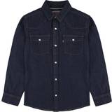 Levi's Skjortor Barnkläder Levi's Teen Boys Blue Cotton Denim Shirt year