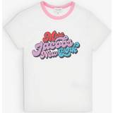 Marc Jacobs Korta ärmar Överdelar Marc Jacobs White Kids Graphic-print Short-sleeve Cotton-jersey T-shirt 4-12 Years Years