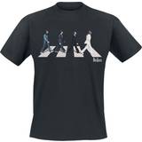 The beatles t shirt The Beatles T-shirt Abbey Road Silhouette för Herr svart
