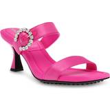 Satin Sandaler Anne Klein Josie Fuchsia Women's Shoes Pink