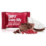 Simply Chocolate Konfektyr & Kakor Simply Chocolate Grainy Billy Coconut Cranberry and Milk Chocolate 10g 1pack