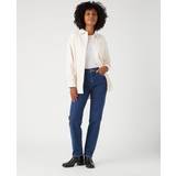 Wrangler Dam - Skinnjackor - W30 Jeans Wrangler Raka jeans för kvinnor, Mörk vridning, 32L