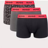 Gråa - Jersey Underkläder Hugo BOSS Herr triplet design trunk, Mörkgrå23