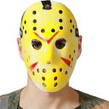Gul Maskeradkläder BigBuy Carnival Mask Halloween Yellow