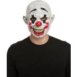 Gummi/Latex - Vit Masker My Other Me Mask Evil Clown