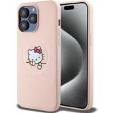 Hello Kitty Mobiltillbehör Hello Kitty iPhone 15 Pro Max Skal Debossed Logo MagSafe Rosa
