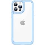 MTP Products Apple iPhone 12 Pro Bumperskal MTP Products iPhone 12 Skal Outer Space med en Gelram Blå