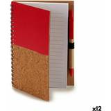 Kontorsmaterial Pincello Spiralbundet anteckningsblock med penna 12,5 Trä antal