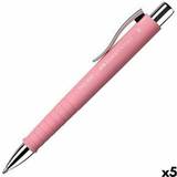 Faber-Castell Reservoarpennor Faber-Castell Penna Poly Ball XB Rosa 5 antal