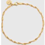 Syster P Smycken Syster P Herringbone Twisted Armband Guld