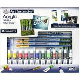 Royal & Langnickel Hobbymaterial Royal & Langnickel Acrylic Paint Set Art Instructor 24 Delar Multicolour