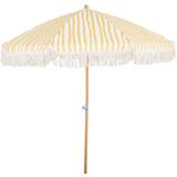 Gula Parasoll & Tillbehör Brafab Gatsby parasoll gulrandigt