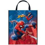 Marvel Barn Väskor Marvel Plastic Party Tote Bag 13" x 11" SPIDER-MAN