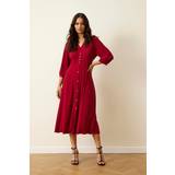 IN FRONT Cassis Dress - Red