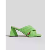 Pieces Dam Skor Pieces Mid heels Summer Green Pcjulise Padded Sandal Klackskor