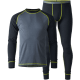 Herr - Rundringad Jumpsuits & Overaller Ullmax Active Wool Set M - Steel Blue
