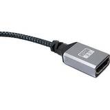 System-S HDMI-kabel 4K UHD mikrokontakt vinkel