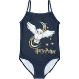 Baddräkter Harry Potter Hogwarts One Piece Swimsuit - Navy/White/Gold
