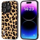 MAULUND Leopard Pattern Case for iPhone 15 Pro Max