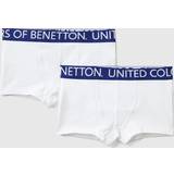 United Colors of Benetton Underkläder United Colors of Benetton Jungen 2er Boxershorts 3op80x189 Unterwäsche-Set, Weiß 901