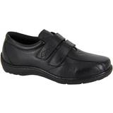 Fårskinn Sneakers Mod Comfys Softie Leather Extra Wide Casual Shoes Black