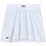 Lacoste Kjolar Lacoste Pleat Back Ultra-Dry Skirt Women White/Green