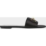 Tyg Slides Versace Medusa Biggie padded sandals black