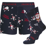 Boxershorts Jack & Jones Junior Navy Blazer Happy Xmas Giftbox