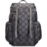 Gucci Ryggsäckar Gucci Large GG Ripstop Backpack - Dark Grey/Black