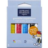 Lefranc & Bourgeois Akvarellfärger Lefranc & Bourgeois 807560 gouachfärg i set, 5 färger i 10 ml rör med olika gouachfärger, vattenbaserade, ljusa färger, ogenomskinliga, klara att använda i en uppsättning