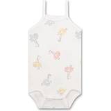 Sanetta Bodys Sanetta Baby flickor 324210 underkläder, vit sten, 68 cm, Vit sten, 68