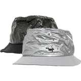 Dam - Silver Kepsar Flexfit unisex crinkled pappershink hatt silver en Yupoong huvudbonader