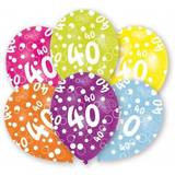 Amscan balloons 40 years 27,5 cm latex 6 pieces