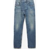 Burberry Herr Byxor & Shorts Burberry Mid-rise bootcut jeans blue