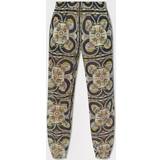 Tory Burch Kläder Tory Burch Printed cotton tapered pants multicoloured