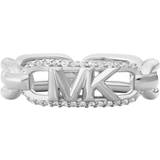 Michael Kors Ringar Michael Kors Rings Sterling Silver Pavé Empire Link Chain Ring silver Rings ladies