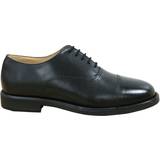 Grafters Herr Lågskor grafters Leather Capped Oxford Laced Cadet Shoe Black