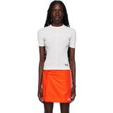Y-3 Dam T-shirts & Linnen Y-3 adidas Fitted Short Sleeve Tee för kvinnor vitt