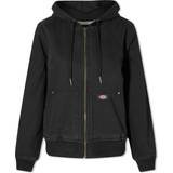 Dickies Dam Jackor Dickies Women's Duck Canvas Sherpa Lined Jacket Stone Washed Black