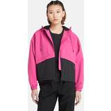 Timberland Dam Ytterkläder Timberland Multi-pocket Windbreaker Jacket For Women In Pink Pink