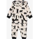 Hatley Festklänningar Barnkläder Hatley Baby Ivory Fleece Hooded Bear Onesie Ivory 18-24 month