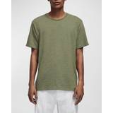 Rag & Bone T-shirts & Linnen Rag & Bone Green Classic Flame T-Shirt shadowgrn