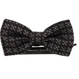 Dolce & Gabbana Herr Skärp Dolce & Gabbana Black White Polka Dot 100% Silk Neck Papillon Tie