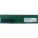 V7 DDR5 RAM minnen V7 V73840032GBD, 32 GB, 1 x 32 GB, DDR5, 4800 MHz, 288-pin DIMM