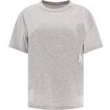 Alexander Wang Dam T-shirts Alexander Wang Gray Bonded T-Shirt 050 Light Grey
